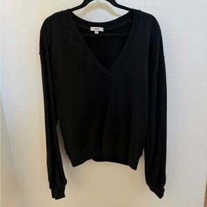 Agolde V-neck Balloon Sleeve Sweater